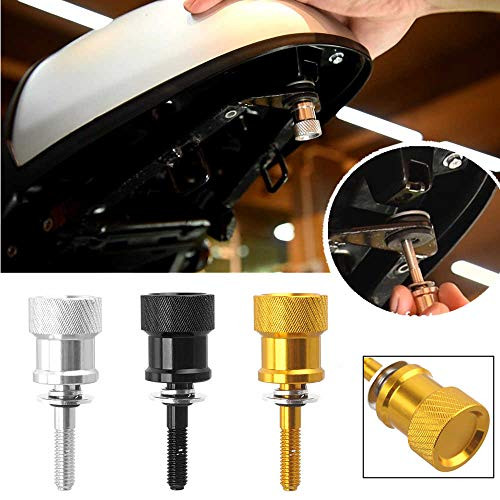 FATExpress R9T Accessories Motorcycle CNC Rear Passenger Seat Bolt Removal Tool - Less Quick Release for 14-20 BMW R Nine T NineT Pure Racer Scrambler 2014 2015 2016 2017 2018 2019 2020 -Silver-