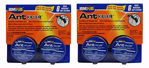 PIC Homeplus Ant Killer Child Resistant Bait Stations 6 Count -Pack of 2- PIC Homeplus Ant Killer Child Resistant Bait Stations 6 Count -Pack of 2-