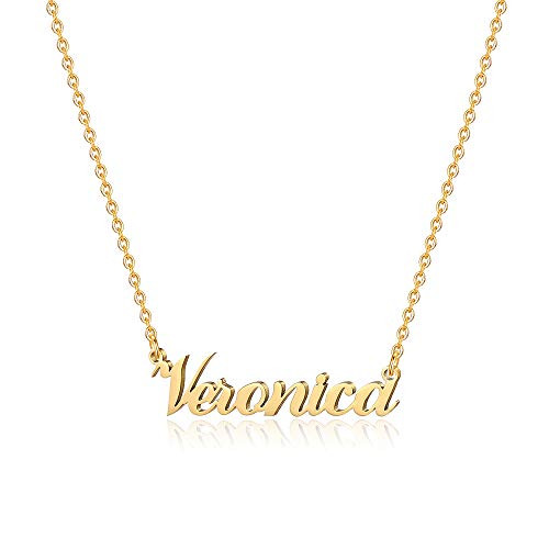 18K Gold Filled Custom Name Necklace 