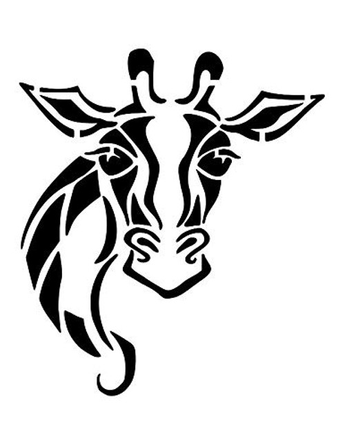 GIRAFFE Face Head African Animal 8.5inch x 11inch Stencil 20 Mil Plastic Sheet NEW S154 GIRAFFE Face Head African Animal 8.5inch x 11inch Stencil 20 Mil Plastic Sheet NEW S154