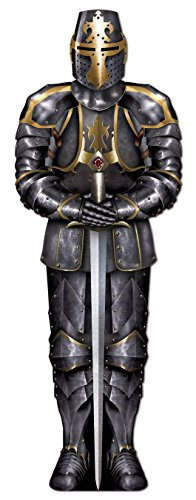 Beistle 54527 Jointed Black Knight, 6-Feet
