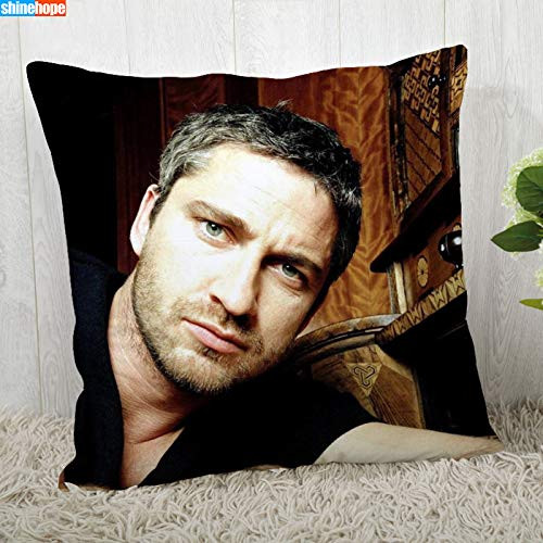 VinMea Gerard Butler Pillow Cover Customize Pillowcase Modern