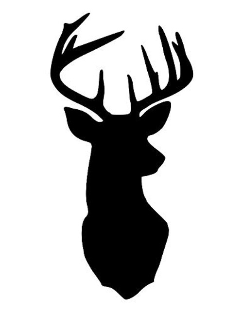 DEER HEAD 1 Wildlife Silhouette 8.5inch x 11inch Stencil 20 Mil Plastic Sheet NEW S21 DEER HEAD 1 Wildlife Silhouette 8.5inch x 11inch Stencil 20 Mil Plastic Sheet NEW S21