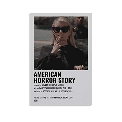 YTSLJ 90 S Aesthetic for Room Poster American Horror Story Poster Decorative Painting Canvas Wall Art Living Room Posters Bedroom Painting 08x12inch-20x30cm-