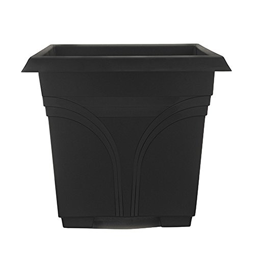 Southern Patio 15" Medallion Deck Box, Black