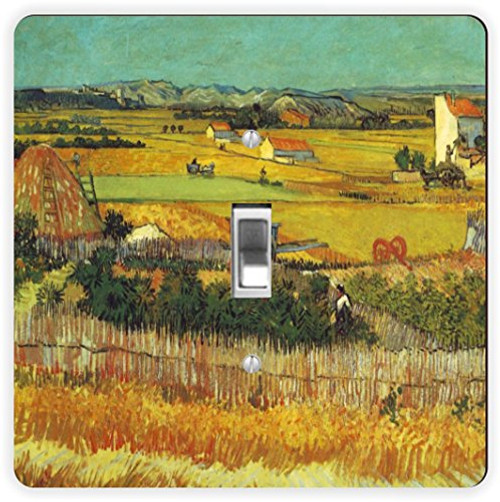 Rikki Knight Van Gogh Harvest-Single Toggle Light Switch Plate Rikki Knight Van Gogh Harvest-Single Toggle Light Switch Plate