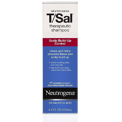 Neutrogena T Sal Therapeutic Shampoo  Scalp Build-up Control 4.5 fl oz Pack of -1-