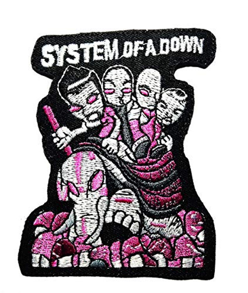 Music S Gray Color Armenian American Heavy Metal Band Alternative Metal nu Metal Hard Rock Music Logo Patch Embroidered Sew Iron On Patches Badge Bags Hat Jeans Shoes T-Shirt Applique Music S Gray Color Armenian American Heavy Metal Band Alternative Metal nu Metal Hard Rock Music Logo Patch Embroidered Sew Iron On Patches Badge Bags Hat Jeans Shoes T-Shirt Applique