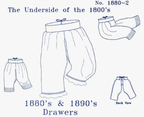 1880_s - 1890_s Victorian Open Drawers Pattern