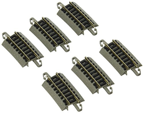 Bachmann Industries E-Z Track Quarter Section 12.50inch  Radius Curved Track -6 card- N Scale