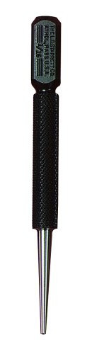 Starrett 800B Square-Head Nail Set Punch, 4" Length, 1/16" Punch Diameter