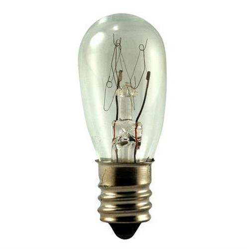 Eiko 6S6 6V-20 6S6 6V  6V 6W S-6 Candelabra Base Light Bulb -Pack of 20-