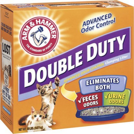 Arm  and  Hammer Double Duty Advanced Odor Control Clumping Cat Litter  20 Lb
