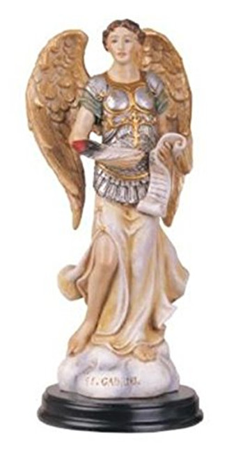 George S. Chen Imports Archangel Gabriel Holy Figurine Religious Decoration Statue 5inch George S. Chen Imports Archangel Gabriel Holy Figurine Religious Decoration Statue 5inch