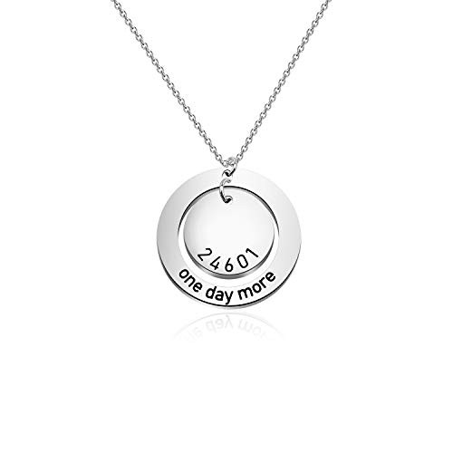 CENWA Les Miserables Musical Necklace Les Miserables Inspired Jewelry 24601 One Day More Broadway Musical Jewelry Gift for Theatre Lover -one Day More N-