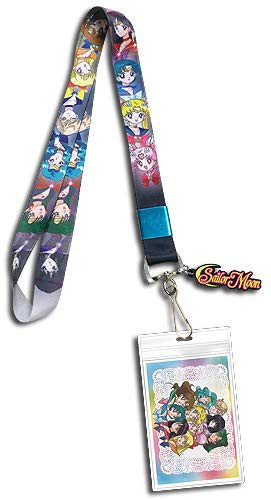 Great Eastern Entertainment Sailor Moon S - Sailor Soldiers Portraits Lanyard  Multicolor