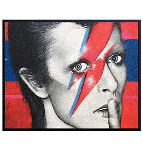 David Bowie Graffiti Street Mural Art Print Wall Art Poster - Unique Home Decor for Bedroom Den Living Room - Gift for Ziggy Stardust 80_s Music Fans - 8x10 Photo Unframed David Bowie Graffiti Street Mural Art Print Wall Art Poster - Unique Home Decor for Bedroom Den Living Room - Gift for Ziggy Stardust 80_s Music Fans - 8x10 Photo Unframed