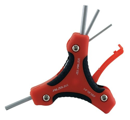 GreatNeck 17010 SAE T-Fold Hex Key Set  9-Piece