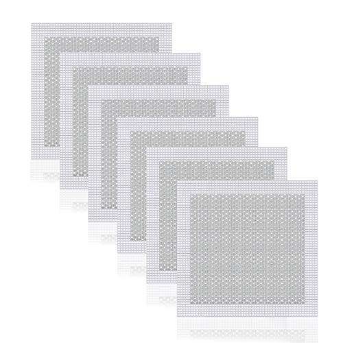 6 Packs Drywall Repair Patch  6 x 6inch  Self Adhesive Fiberglass Mesh Wall Hole Repair Patch Screen for Wall  Ceiling  Plasterboard