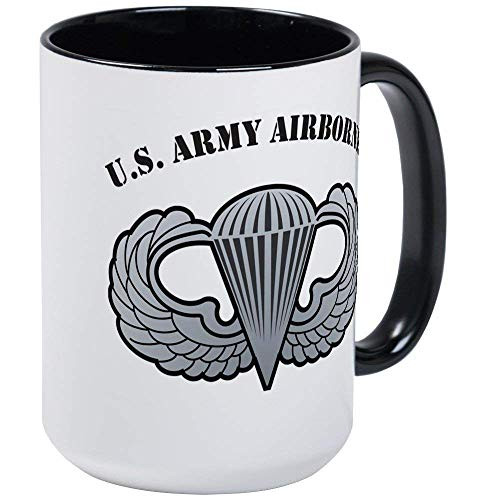 Basic Airborne Wings U.S. Arm RINGER Mug - 11oz Coffee Mug  Ceramic 11oz Coffee Cup