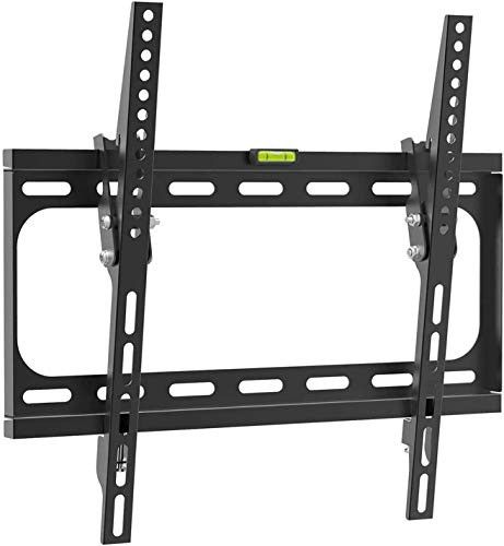 CHARMOUNT Tilting TV Wall Mount 32-55 inch TVs  Low Profile Universal TV Mount Tilt TV Wall Mount Bracket  Max VESA 400x400mm  Holds up to 99lbs  16inch  Studs