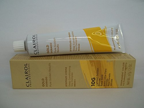 Clairol Professional Pro Creme  10G Lightest Golden Blonde  2 Ounce
