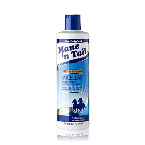 Mane _n Tail Micellar Conditioner Biotin Infused 11.2 Ounce  Creamy White