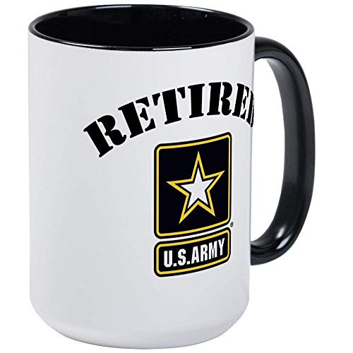 Retired U.S. Army Soldier Mug - 11oz RINGER Coffee Mug  Ceramic 11oz Coffee Cup