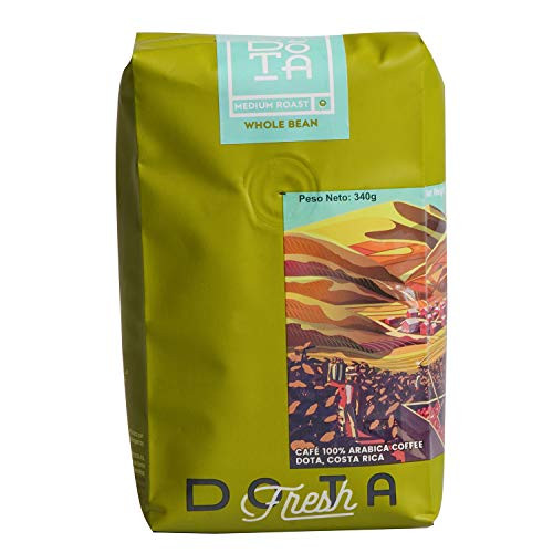 DOTA Costa Rican Whole Bean Tarrazu Coffee  12oz  Kosher  100 Percent  Arabica Bean -Medium Roast-