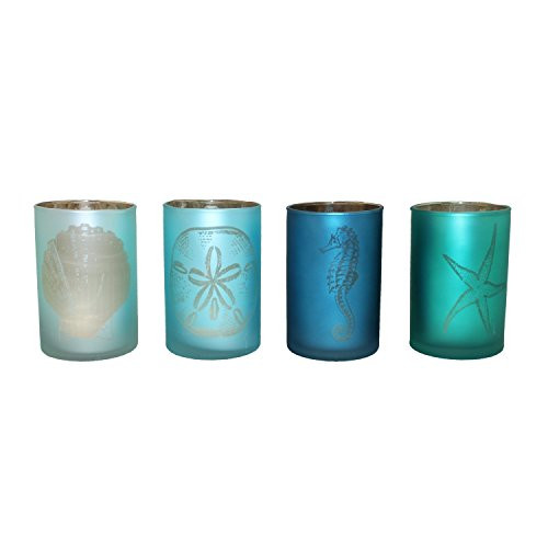 Beachcombers SS-BCS-04283 Candleholders Blue