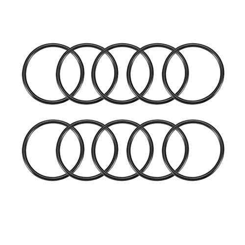 uxcell Nitrile Rubber O-Rings  46mm OD 40mm ID 3mm Width  Metric Buna-N Sealing Gasket  Pack of 10