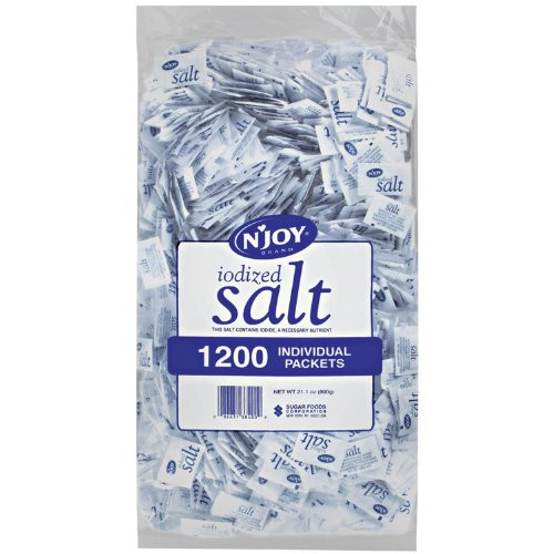 N_JOY Iodized Salt - 1 200 ct. .5g Packets