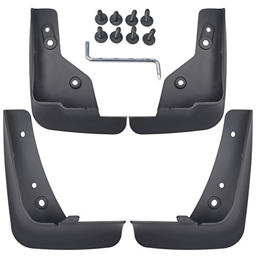 biosp Front & Rear Molded Splash Guard Fender Mud Flaps Cover PP-4PCS Fits Mazda CX-5 2013-2016