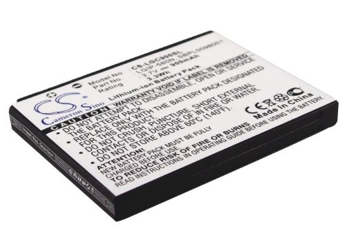 900mAh Battery Replacement for LG Arena GT950  Bliss UX700  Bliss UX-700  GC900  GC900 Viewty Smart  P N LGIP-580N  SBPL0098001  SBPL0098701