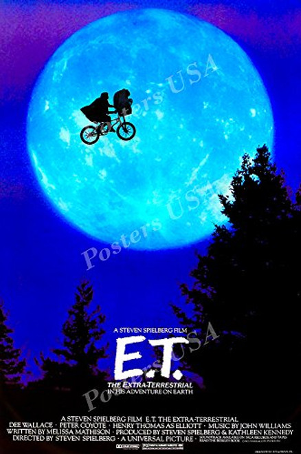 Posters USA - E.T. Movie Poster Glossy Finish - MOV442 -24inch  x 36inch  -61cm x 91.5cm--