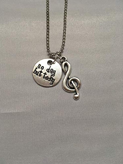 No Day But Today Rent Musical Broadway Theater Jewelry Necklace Accessory Pendant No Day But Today Rent Musical Broadway Theater Jewelry Necklace Accessory Pendant