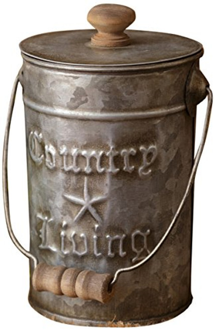 Your Heart's Delight Country Living Canisters with Lids, 5-1/2-Inch by 7-3/4-Inch Your Heart's Delight Country Living Canisters with Lids, 5-1/2-Inch by 7-3/4-Inch