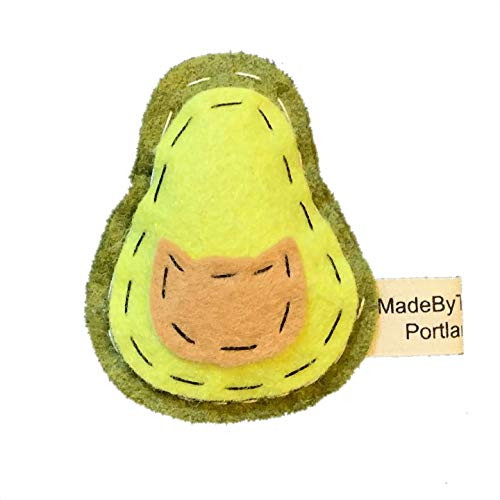 Avocado - Organic Catnip Cat Toy - Wool-blend Felt