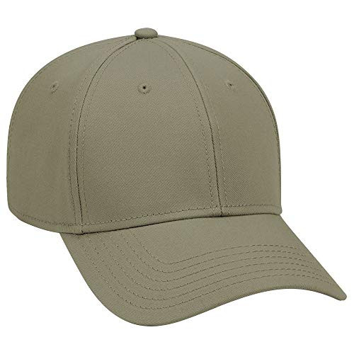 Otto 6 Panel Low Profile Superior Cotton Twill Cap - Ol. Green
