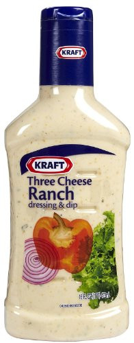 Kraft Three Cheese Ranch Dressing  and  Dip  16 oz