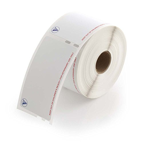 IDEXX Compatible Veterinary Labels  1-15 16inch  x 3-1 2inch  - 400 Labels Per Roll  1 Roll Per Package