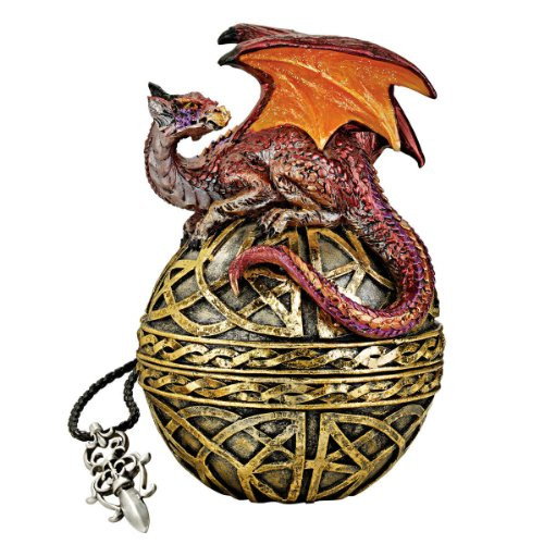 Design Toscano Shield of the Celtic Orb Dragon Statue