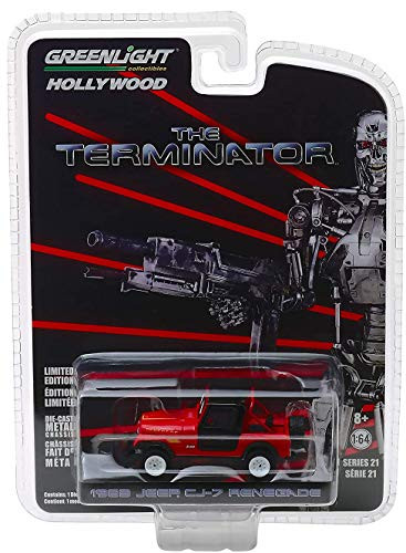 Greenlight 1 64 Hollywood Series 21 - The Terminator -1984- - Sarah Connor s 1983 Jep CJ-7 Renegade 44810-B