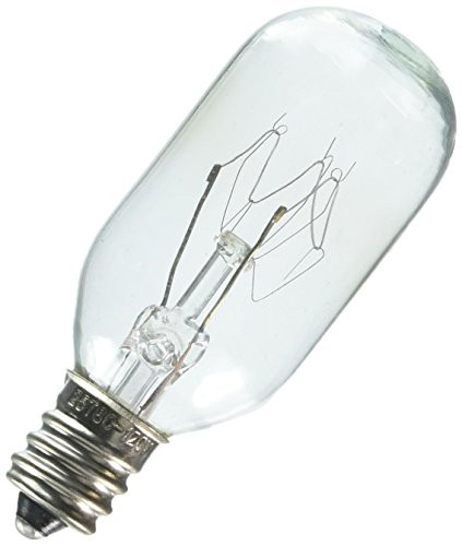 EiKO 25T8C-120V Miniature Halogen Bulb  120V  25W  0.21A  Candelabra Screw -E12- Base  T-8 Bulb  C-7A Filament  2.63inch  66.8mm MOL  1.04inch  26.4mm MOD