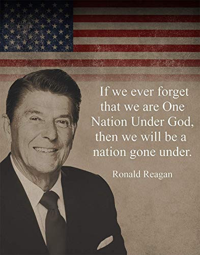 Ronald Reagan Wall Decor Art Print Quote - 11 x 14 Unframed Wall Art Print - Great Historic President Quote