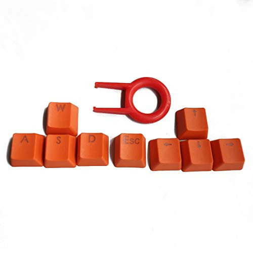 Sara-u 9 Keys PBT Backlit Keycaps WASD ESC Direction Cherry MX Keycaps With Key Cap Puller For MX Switches Backlit Mechanical Gaming Keyboard