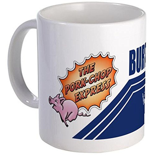 11 ounce Mug - Pork-Chop Express Mug - S White inch