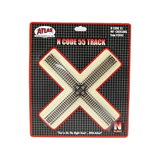 Atlas N Code 55 Nickel Silver 90 degree Crossing Trains