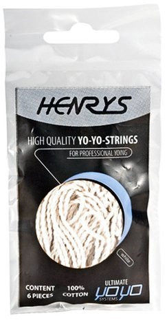 Henrys YoYo Strings - Pack of 6 - White Natural