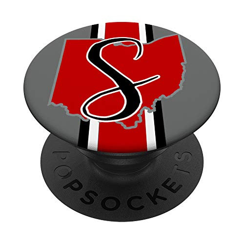 State of Ohio with Letter S and Stripe PopSockets PopGrip Swappable Grip for Phones and Tablets State of Ohio with Letter S and Stripe PopSockets PopGrip Swappable Grip for Phones and Tablets